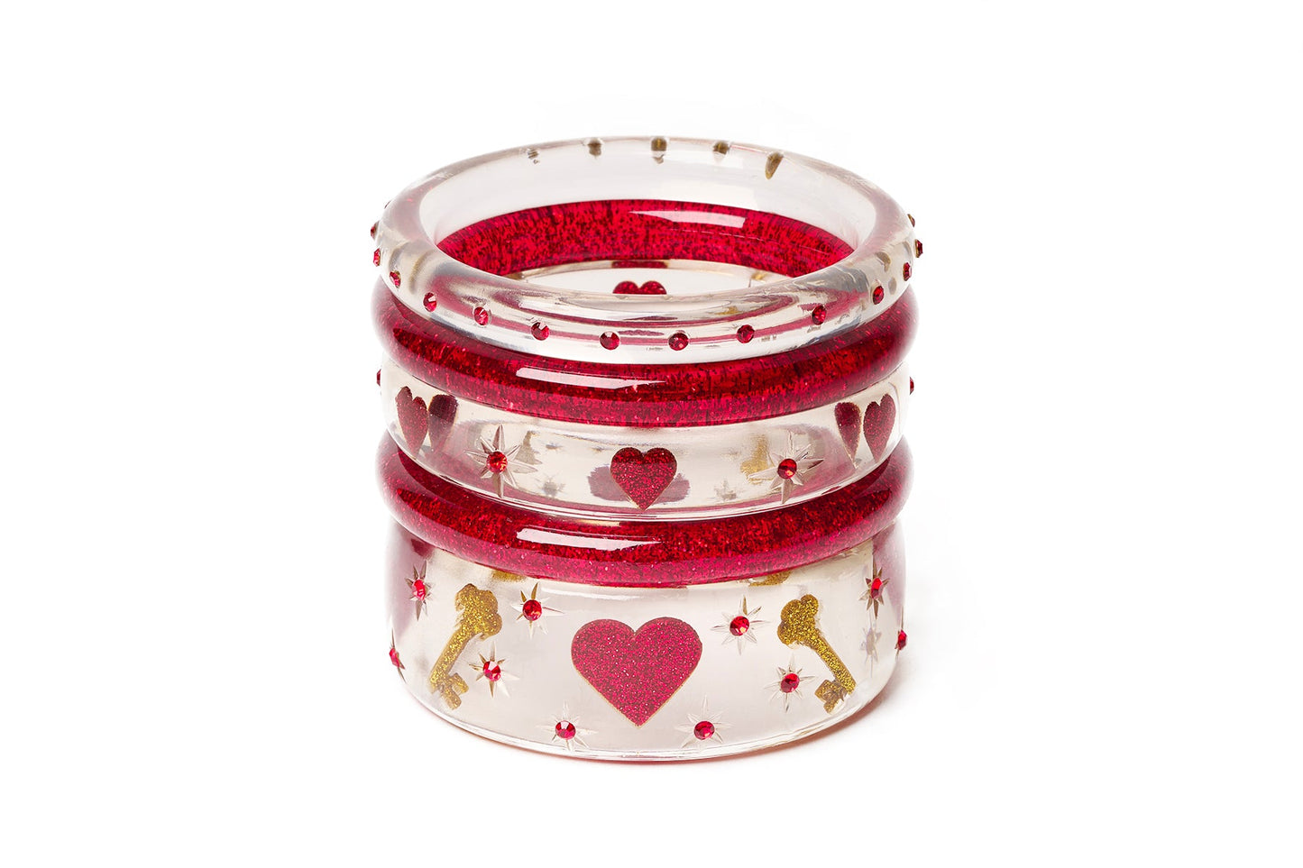 Midi Key To My Heart Clear Bangle