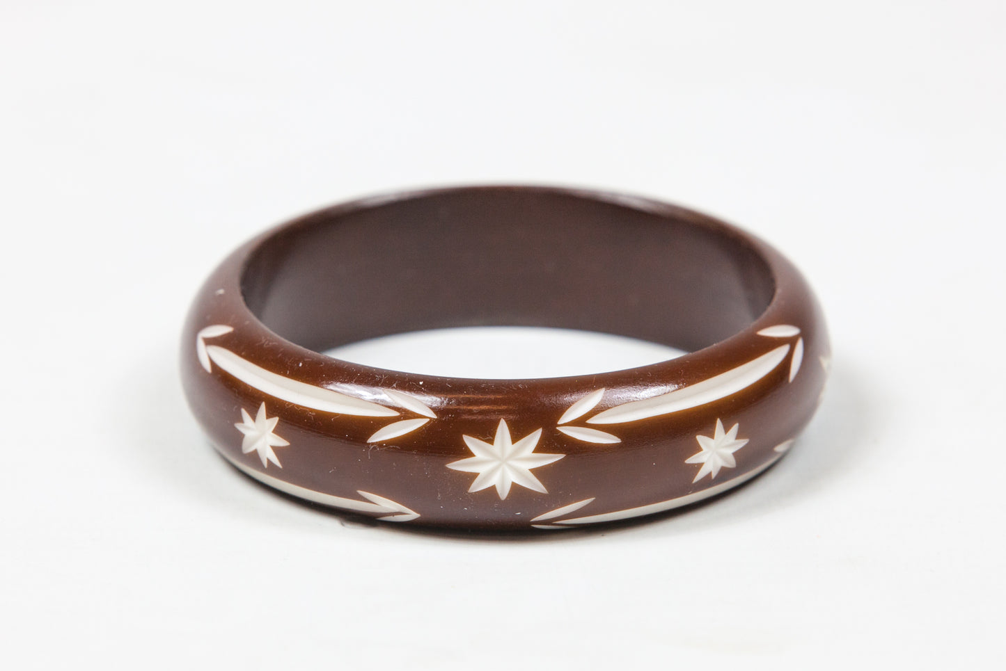 Carved Bangle Brown