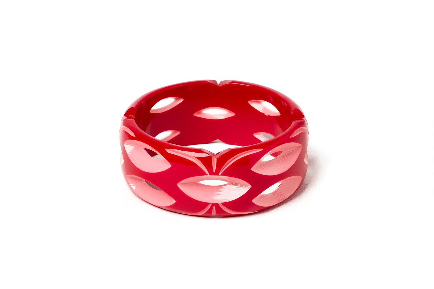 Wide Blooming Bangle