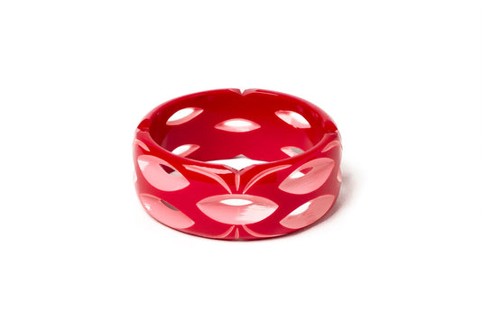 Wide Blooming Bangle