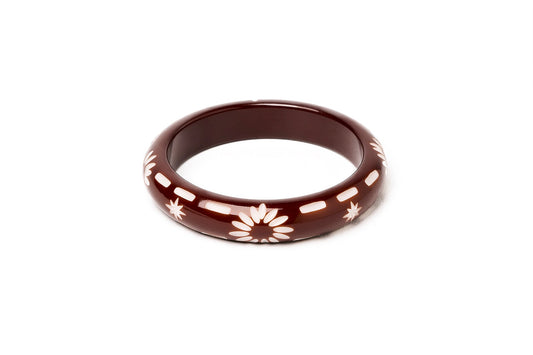 Midi Saddle Brown Bangle