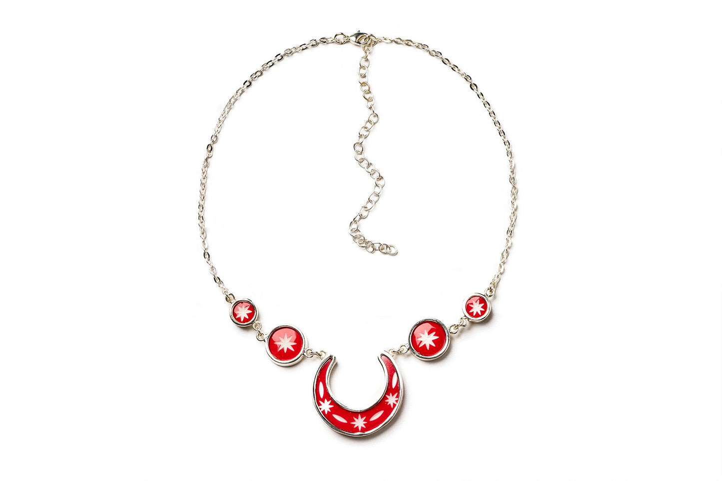 Necktie Red Necklace