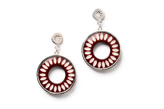 Saddle Brown Earrings