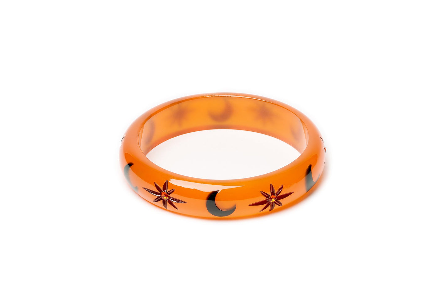 Midi Harvest Black Bangle