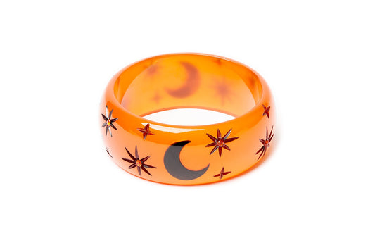 Wide Harvest Moon Bangle