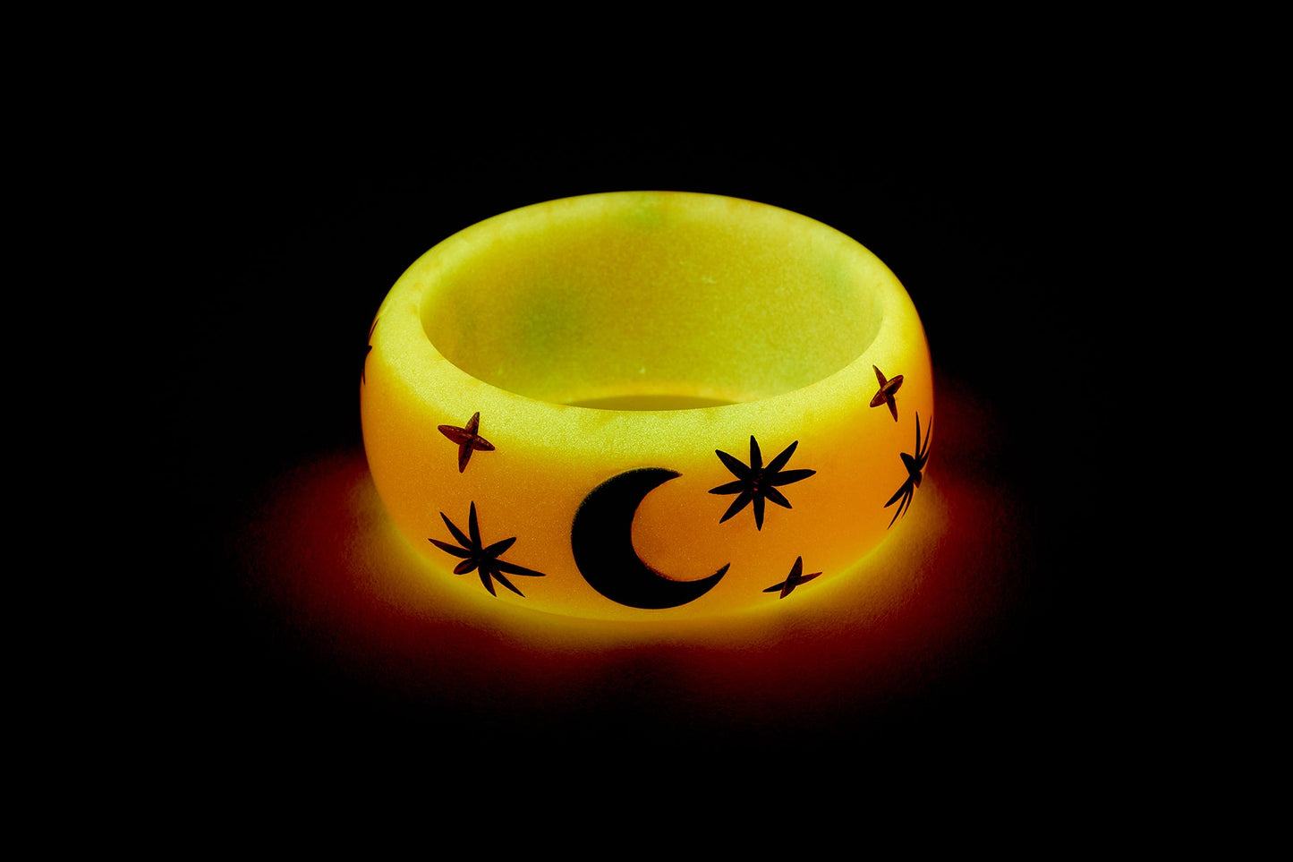 Wide Harvest Moon Maiden Bangle