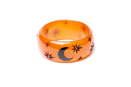 Wide Harvest Moon Maiden Bangle