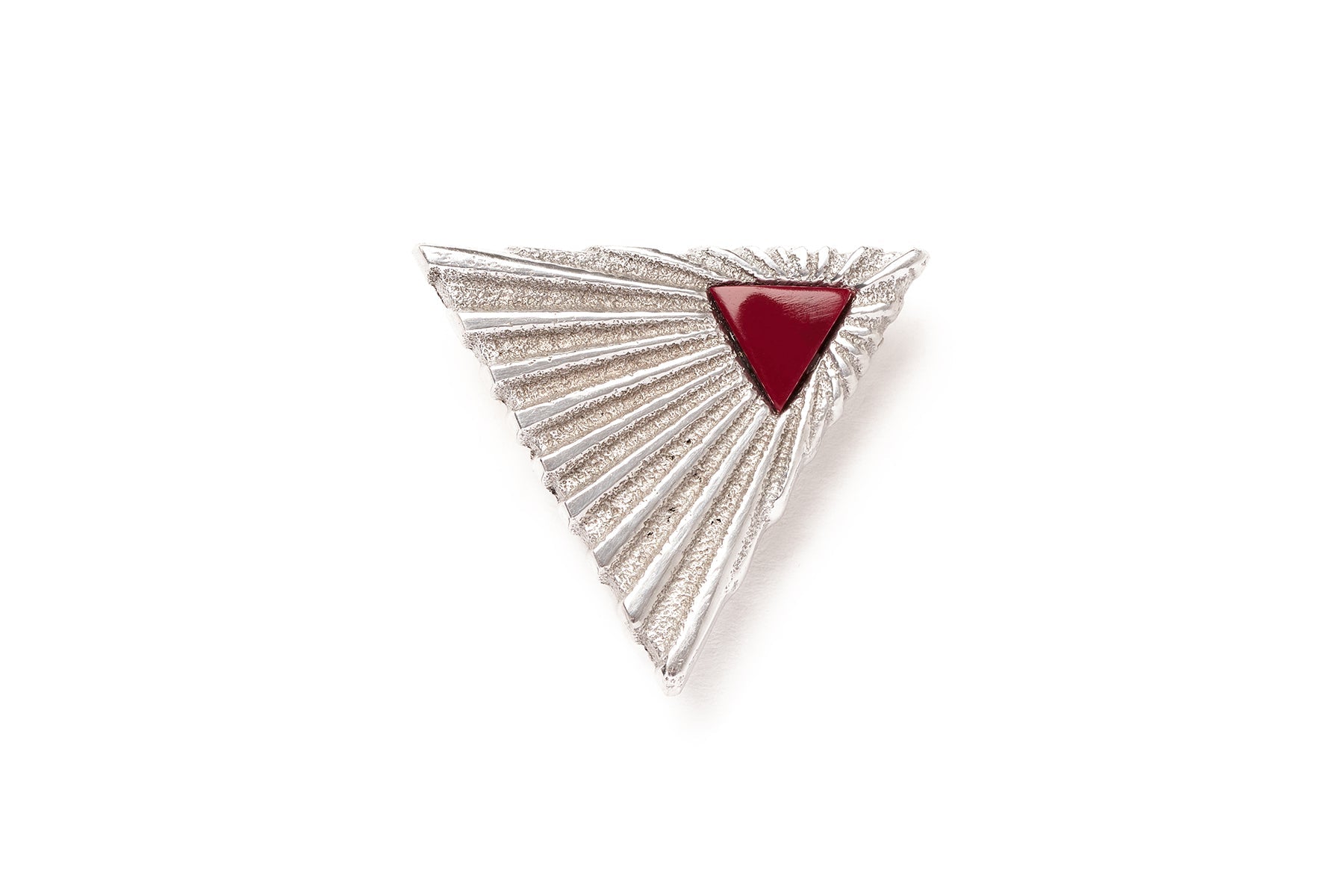 Splendette vintage inspired 1930s style deep pink purple and silver Tayberry Brooch