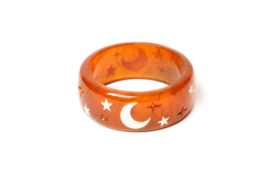 Wide Pumpkin Bangle