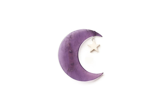 Splendette vintage inspired 1950s Halloween style purple Poison Brooch