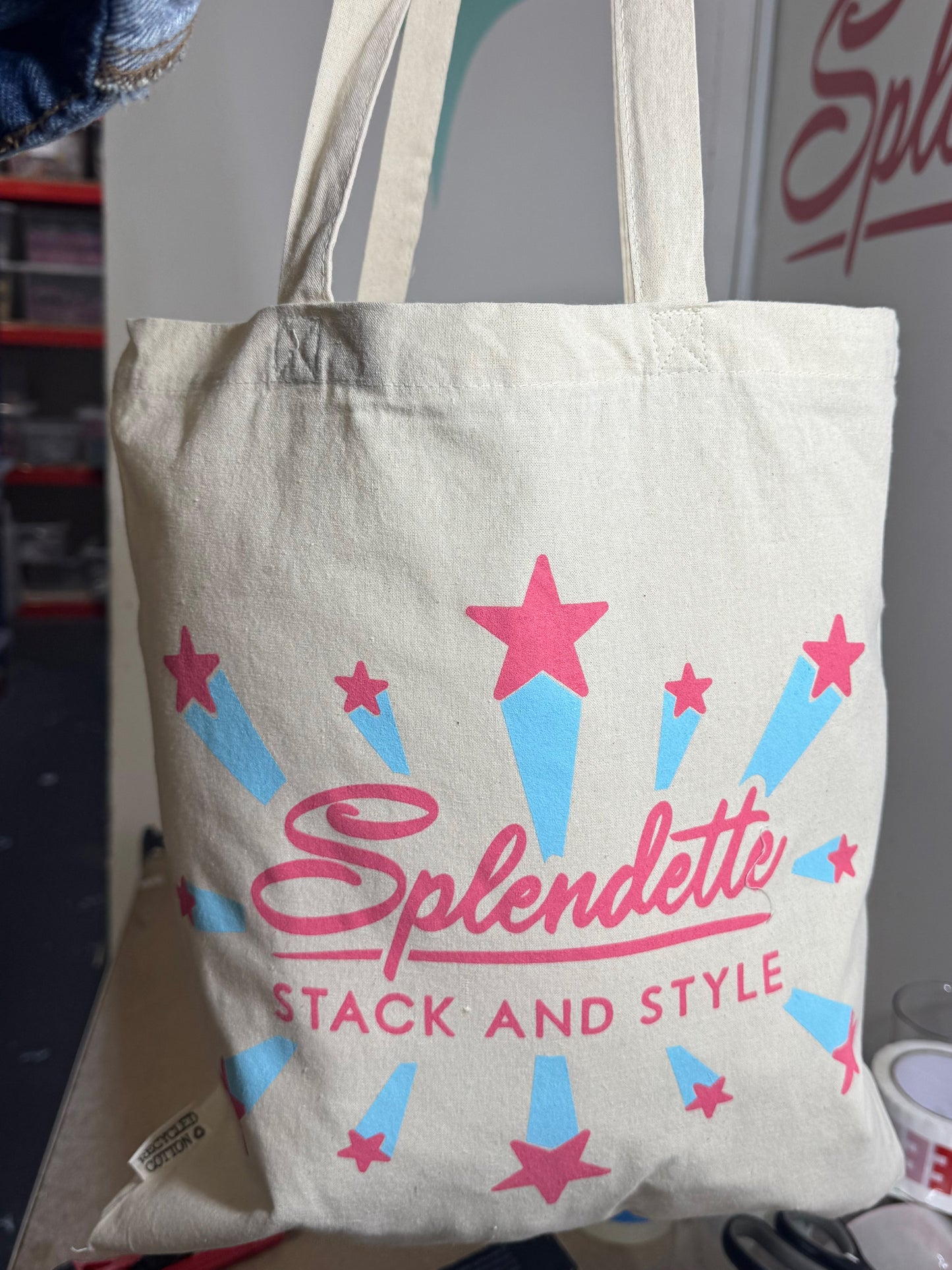 Stack and Style Tote Bag