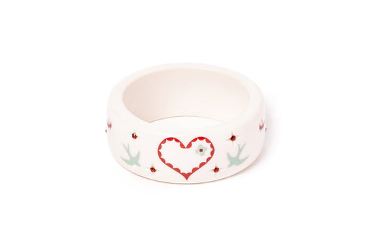 Wide Love Letter Bangle