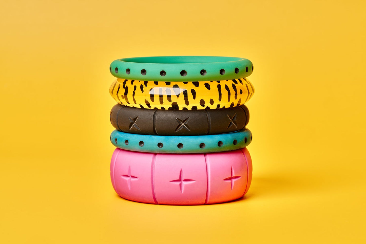 Narrow Caribbean Matte Bangle