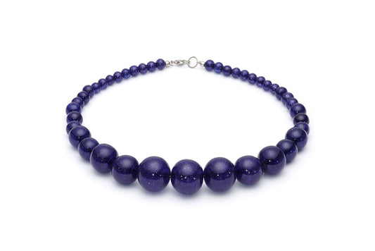 Archive - Midnight Glitter Bead Necklace